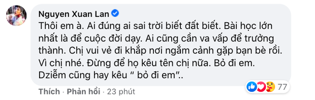 Xuân Lan lên tiếng giữa ồn ào cát-xê Hồ Văn Cường: Ai đúng sai trời đất biết, bài học lớn nhất để cuộc đời dạy - Ảnh 4.