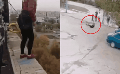 Video: Người phụ nữ nhảy bungee từ tầng thượng tòa nhà nhưng dây an toàn bị đứt, khoảnh khắc cuối cùng gây xót xa
