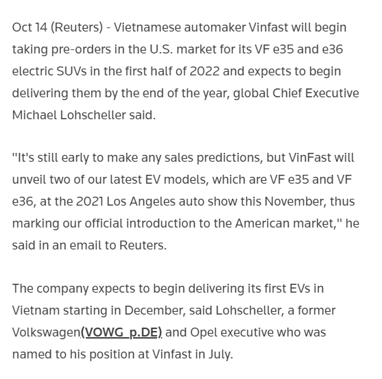 Báo quốc tế đồng loạt đưa tin VinFast đến LA Auto Show 2021, hé lộ tỷ phú Phạm Nhật Vượng sẽ mở nhà máy và 60 showroom tại Mỹ - Ảnh 4.