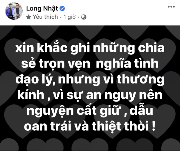 Vừa rút lại lời nói vụ Ngọc Sơn, Long Nhật đã ẩn ý: Vì sự an nguy nên nguyện cất giữ, dẫu oan trái và thiệt thòi - Ảnh 1.