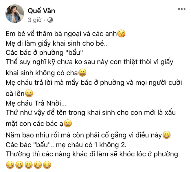 1 sao nữ Vbiz kiên quyết không để tên cha trong giấy khai sinh của con, còn khẳng định làm xấu mặt - Ảnh 1.