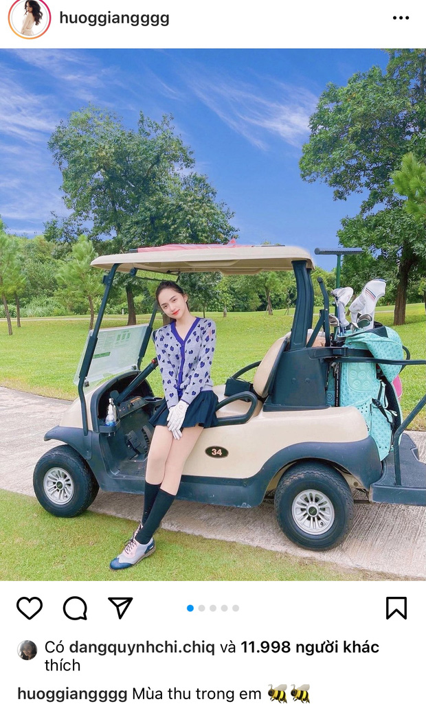 Hương Giang tích cực hoạt động MXH hậu comeback: Liên tục khoe ảnh tại sân golf, phong cách dạo này dịu dàng hẳn ra - Ảnh 1.