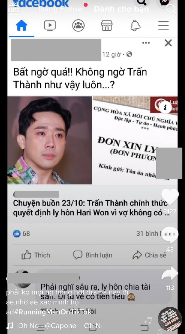 Đang yên đang lành, netizen bỗng lan truyền tin đồn Trấn Thành đơn phương ly hôn Hari Won gây phẫn nộ - Ảnh 1.