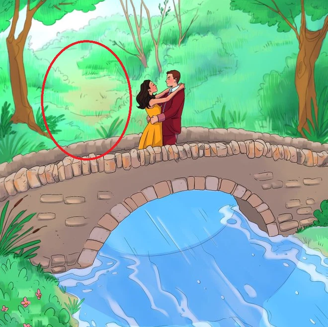Thử tài phản biện: Bí mật gì ẩn trong bức tranh cặp đôi trên cầu?  - Ảnh 6.