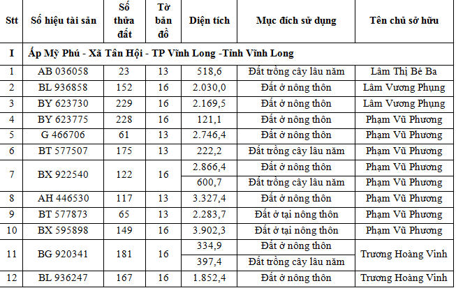 Agribank bán đấu giá nhiều mảnh đất ở, khởi điểm chưa đến 200 triệu đồng - Ảnh 3.