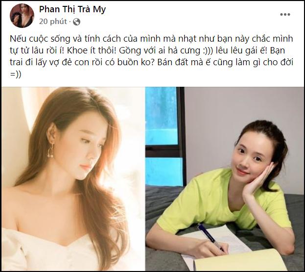 Trà My gây phẫn nộ khi miệt thị Midu là gái ế khát chồng - Ảnh 1.