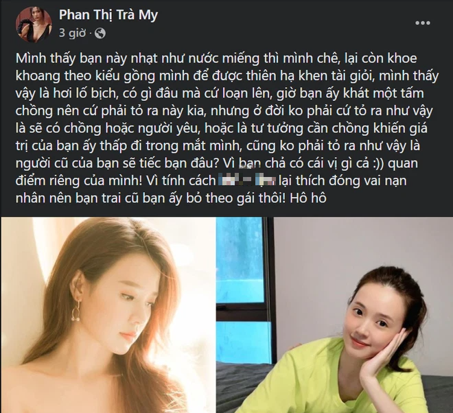 Trà My gây phẫn nộ khi miệt thị Midu là gái ế khát chồng - Ảnh 3.