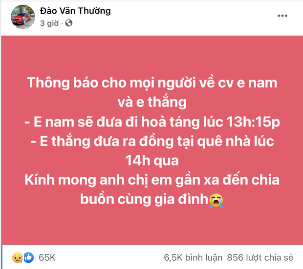 Hình ảnh tang lễ của YouTuber Nam Ok ở quê nhà Bắc Giang: Nhiều bạn bè, anh em thân thiết đến tiễn đưa đoạn đường cuối - Ảnh 1.