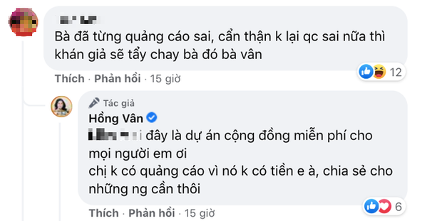 Bị nghi tiếp tục nhận quảng cáo sản phẩm kém chất lượng để kiếm tiền, NS Hồng Vân lên tiếng làm rõ - Ảnh 3.