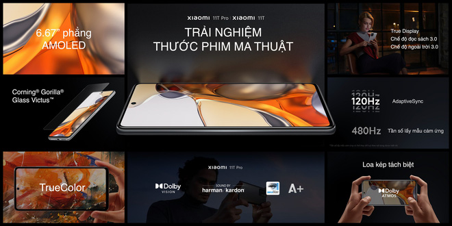 Xiaomi 11T series 5G ra mắt tại VN: Màn hình AMOLED 120Hz, camera nâng cấp chất lượng, sạc nhanh 120W, giá từ 10.9 triệu đồng - Ảnh 1.