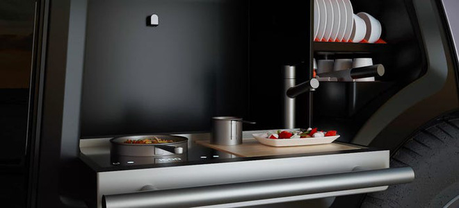 Hãng xe Trung Quốc ra mắt xe đầu kéo chạy điện có khả năng tự lái, tích hợp cả bếp, phòng tắm lẫn phòng ngủ - Ảnh 8. Hãng xe Trung Quốc ra mắt xe đầu kéo chạy điện có khả năng tự lái, tích hợp cả bếp, phòng tắm lẫn phòng ngủ - Ảnh 8.