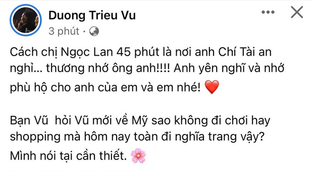 Vừa sang đến Mỹ, em ruột NS Hoài Linh đã tức tốc làm 2 việc liên quan đến cố NS Chí Tài và ca sĩ Phi Nhung - Ảnh 2.