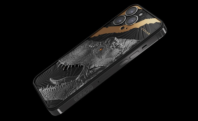 Chiếc iPhone 13 đính kèm mảnh răng khủng long bạo chúa T-Rex, giá 9.000 USD - Ảnh 4.