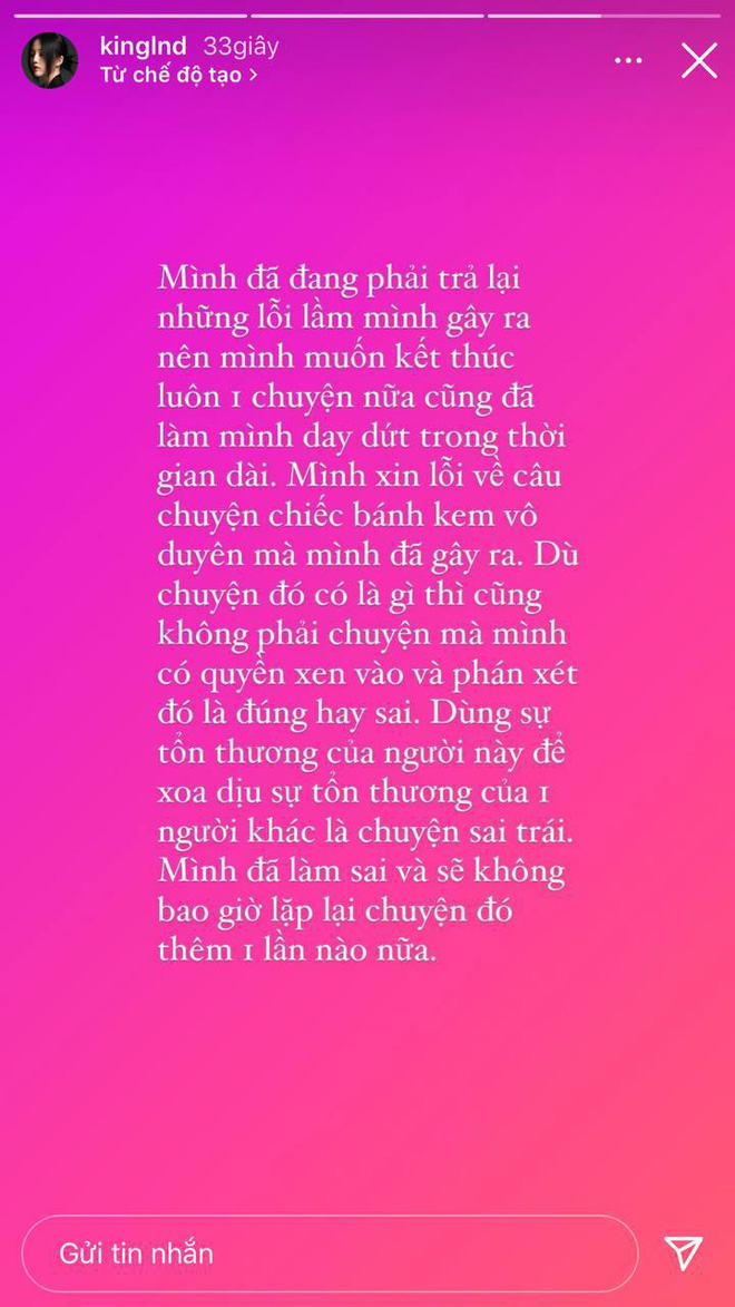 Chị em thân thiết của Thiều Bảo Trâm bất ngờ XIN LỖI vì chiếc bánh kem trà xanh, gây ra scandal suýt huỷ hoại Hải Tú - Ảnh 2.