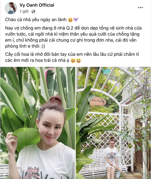 Bị tố mượn nhà sống ảo, Vy Oanh khoe quà cưới triệu đô của ông xã, khéo chứng minh gia đình có 1000 tỷ - Ảnh 1.