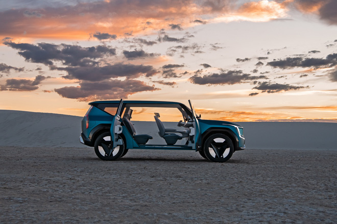 Ra mắt Kia EV9 Concept - Anh em của Telluride mang thiết kế không tưởng cùng cửa mở kiểu Rolls-Royce - Ảnh 11.
