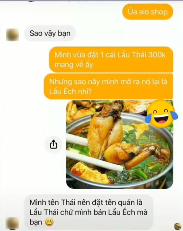 Đặt nồi lẩu Thái về ăn nhưng lại nhận được lẩu ếch, chàng trai chất vấn chủ quán nhưng càng tức điên khi nghe câu trả lời - Ảnh 1.