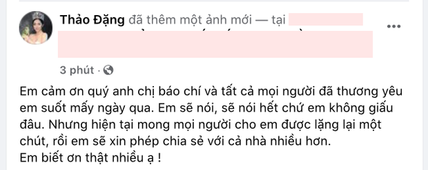 Hoa hậu Đặng Thu Thảo lên tiếng vụ ly hôn ông xã đại gia: Em sẽ nói, sẽ nói hết chứ em không giấu đâu - Ảnh 1.