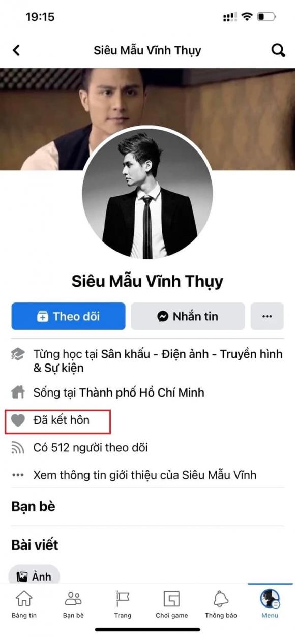 Rầm rộ thông tin siêu mẫu Vĩnh Thuỵ đã kết hôn, phản ứng của chính chủ gây chú ý! - Ảnh 1.