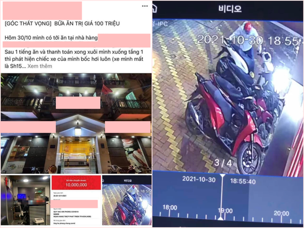 Khách hàng liên tục mất xe SH khi đến ăn ở 1 nhà hàng tại Hà Nội: Dân mạng tức quá đổi luôn tên trên Google! - Ảnh 1.