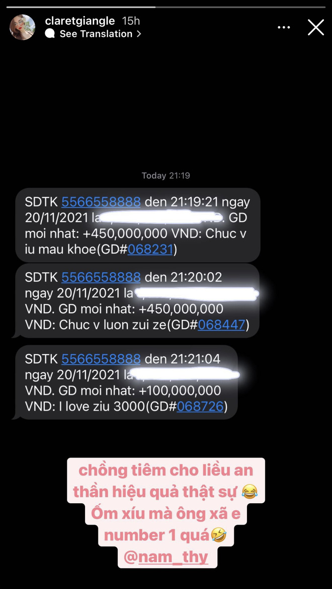 Ốm xíu được chồng chuyển khoản nóng 1 tỷ, ai là cô gái vàng trong làng may mắn này đây? - Ảnh 1.