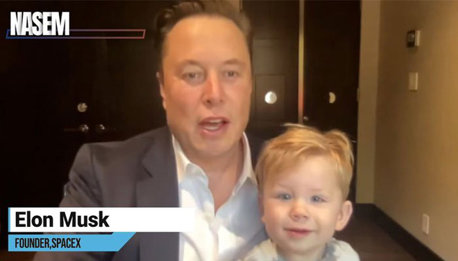 Video “phá đám” bố họp online của con trai tỷ phú Elon Musk gây bão toàn mạng, xuất hiện vài phút mà làm lịm tim vì quá dễ thương - Ảnh 4.