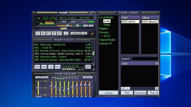Ngủ đông suốt 8 năm trời, phần mềm nghe nhạc huyền thoại Winamp bất ngờ được hồi sinh - Ảnh 1.