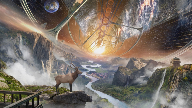 Jeff Bezos: Con người tương lai sẽ sinh ra trong không gian và ghé Trái Đất để du lịch - Ảnh 2.