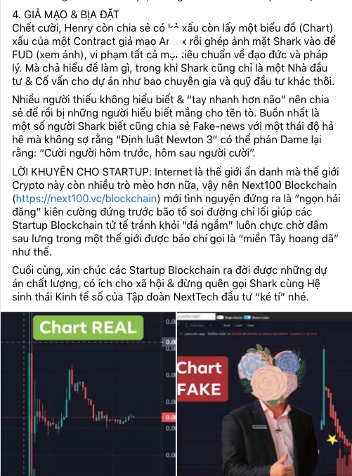 Shark Bình đăng đàn chỉ trích những người Crypto xấu xí vì dám chê bai đồng coin nhà NextTech tăng phi mã, rồi cắm đầu lao dốc 50% sau 2 ngày ICO - Ảnh 2.