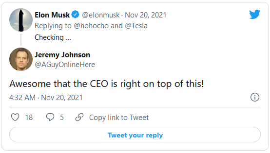 Khách hàng lên Twitter phàn nàn về xe Tesla, chỉ 3 phút sau Elon Musk đã đáp lại - Ảnh 4.