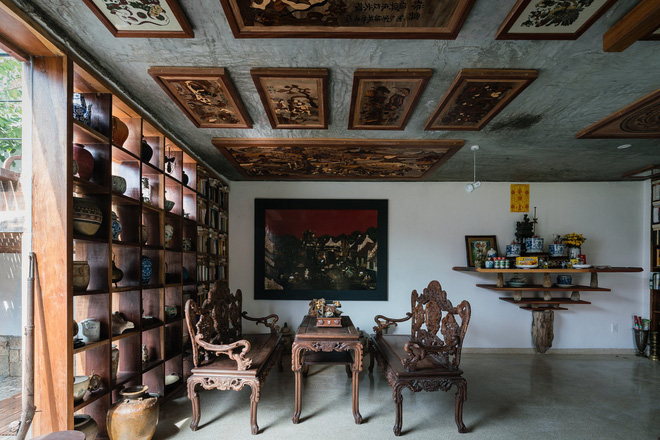 Ngôi nhà gỗ mang hơi thở Bắc Bộ của hai vợ chồng đã về hưu ở Nha Trang, một chốn bình yên ai cũng mơ ước - Ảnh 7.