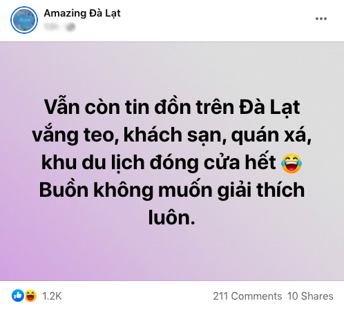 Thực hư chuyện Đà Lạt vắng teo, quán xá - khách sạn đóng cửa hết: Hai khoảnh khắc này sẽ giải đáp phần nào - Ảnh 1.