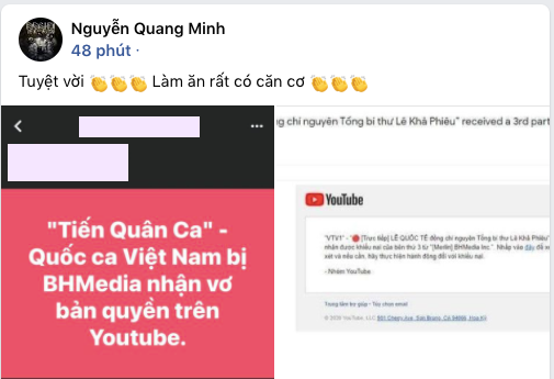 Dư luận bức xúc khi Quốc ca Việt Nam cùng rất nhiều ca khúc khác bị BH Media nhận vơ bản quyền - Ảnh 8.