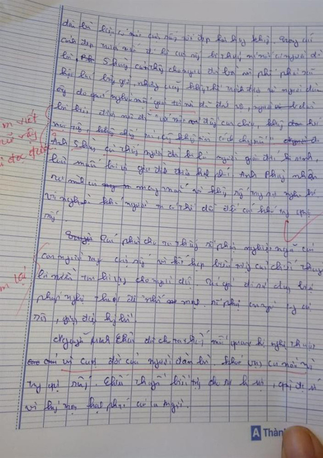 Cô giáo thẳng tay chấm 0,5 điểm bài kiểm tra, nam sinh đọc sang lời phê mà bật ngửa, không nói lại được câu nào! - Ảnh 2.