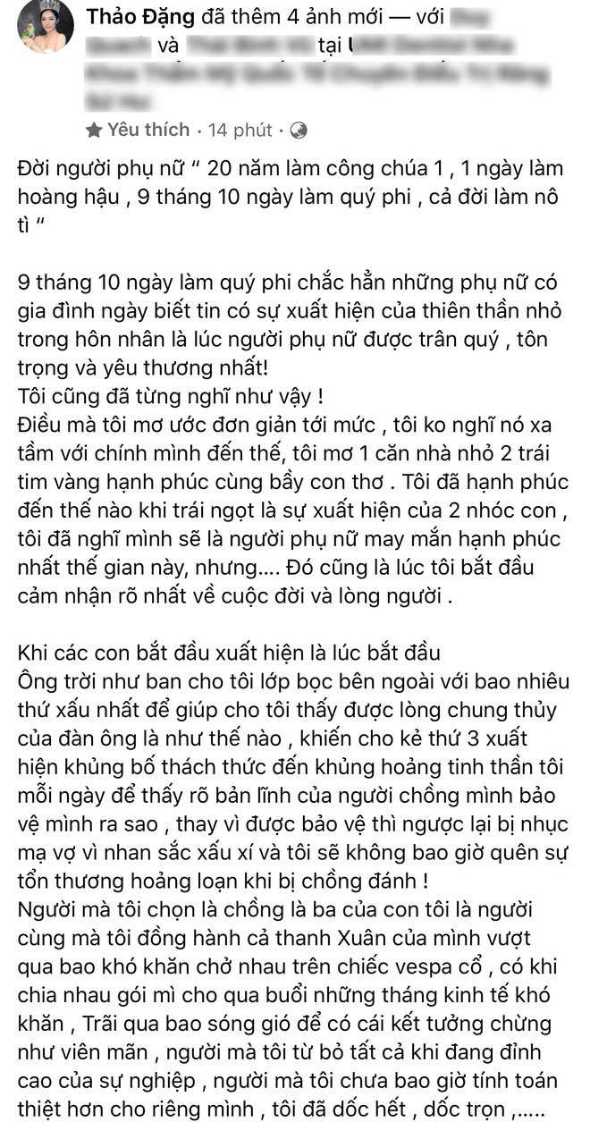 2 nàng hậu trùng tên Đặng Thu Thảo và cuộc sống hôn nhân trái ngược: Người viên mãn, kẻ đứt gánh bị trầm cảm, khủng bố tinh thần   - Ảnh 18.