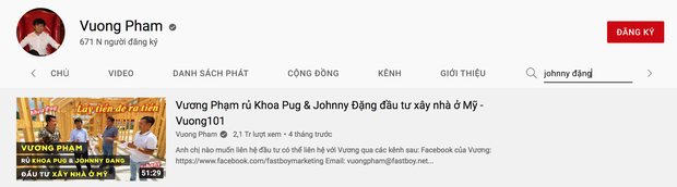 Johnny Đặng bị nghi nghỉ chơi với Khoa Pug, còn mối quan hệ với triệu phú đô la Vương Phạm thì sao? - Ảnh 2.