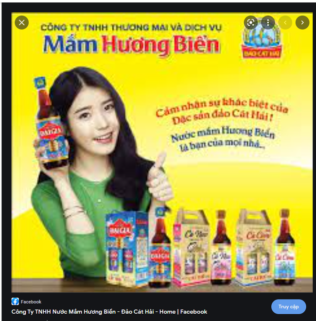 Xôn xao hình ảnh sao nữ hạng A Hàn Quốc IU quảng cáo nước mắm Cát Hải: Phía doanh nghiệp nói gì? - Ảnh 2.