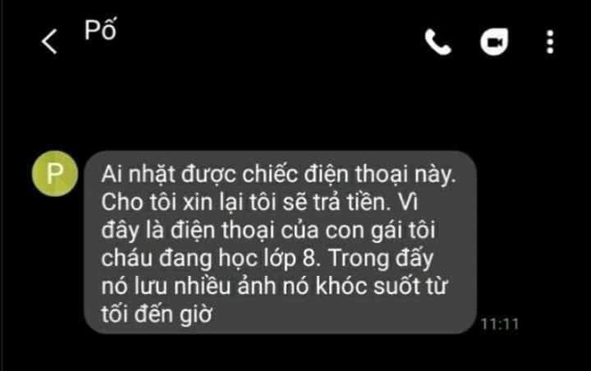 Nữ sinh làm mất điện thoại, đến khi khôi phục lại sim thì phát hiện dòng tin nhắn của bố đọc mà đau xé lòng - Ảnh 1.