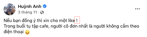 Không phải bị hack, các thánh soi phát hiện chi tiết nghi Huỳnh Anh đích thân viết status chia tay Bạch Lan Phương? - Ảnh 2.