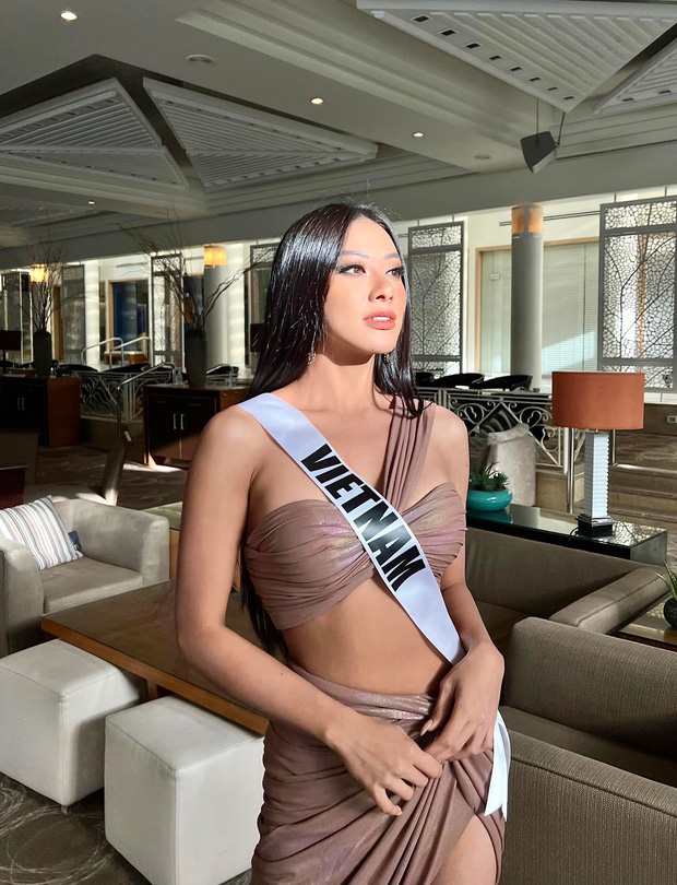 Kim Duyên diện bikini cực bốc lửa, body thuộc Top đỉnh trong đêm Bán kết Miss Universe 2021 - Ảnh 5.