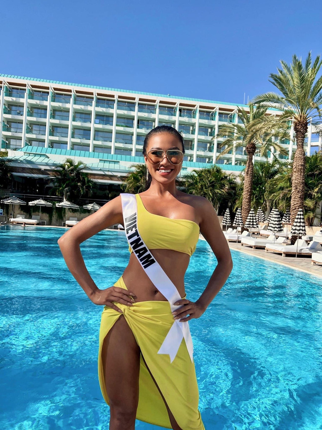 Kim Duyên diện bikini cực bốc lửa, body thuộc Top đỉnh trong đêm Bán kết Miss Universe 2021 - Ảnh 6.