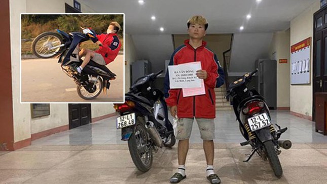 Thiếu niên bốc đầu, điều khiển xe bằng một chân để thể hiện bản thân - Ảnh 1. Thiếu niên bốc đầu, điều khiển xe bằng một chân để thể hiện bản thân - Ảnh 1.