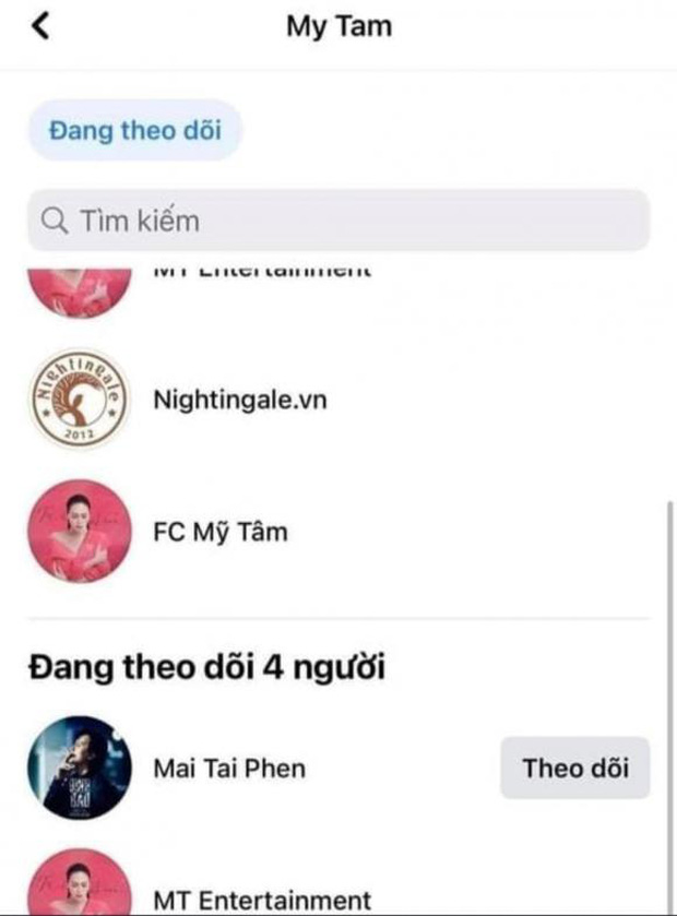 Mỹ Tâm nhập hội chỉ follow mình anh, có động thái xoá dấu vết khi bị phát hiện? - Ảnh 1.