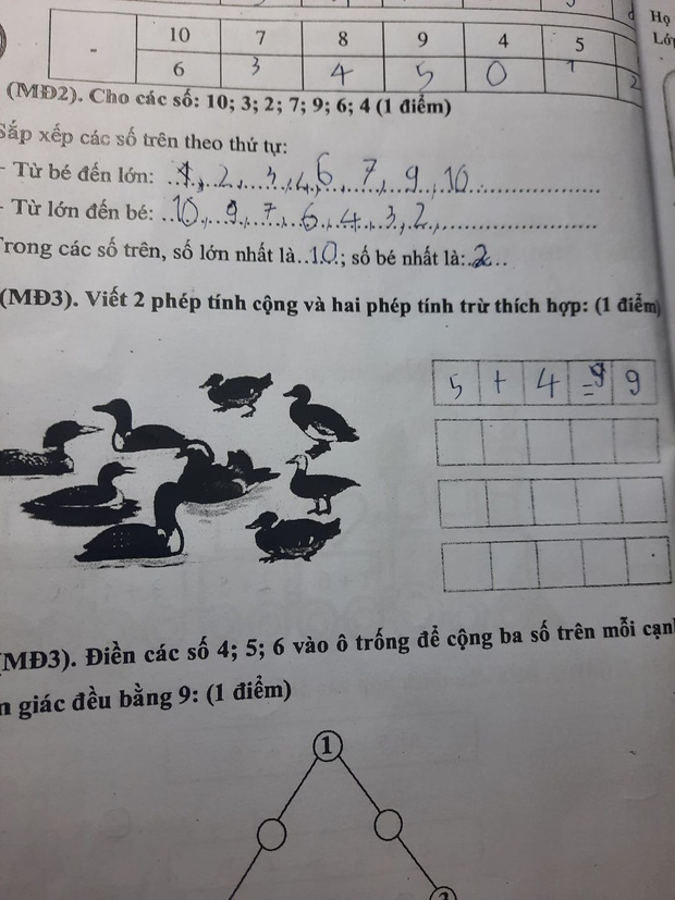 Bà mẹ hỏi cách làm bài Toán lớp 1 của con: 4+5=9 hay 3+6=9 mới đúng, đọc xong cũng tự thấy lú! - Ảnh 1.