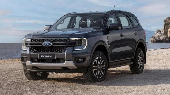 Ford Everest 2022 lộ diện trên đường phố: Đầu giống Ranger, ra mắt ngay năm sau - Ảnh 9.