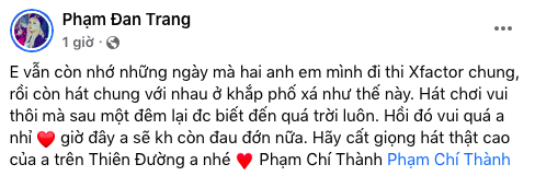 Sao Việt tiếc thương khi nghe tin ca sĩ Chí Thành qua đời ở tuổi 25 - Ảnh 5.