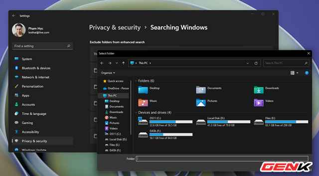  Cách ẩn các tập tin và thư mục nhạy cảm khỏi kết quả tìm kiếm trong Windows 11  - Ảnh 14.