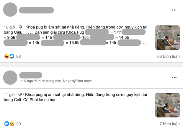 Lan truyền thông tin Khoa Pug bị ám sát tại nhà riêng, đang trong cơn nguy kịch: Sự thật gây phẫn nộ! - Ảnh 3.