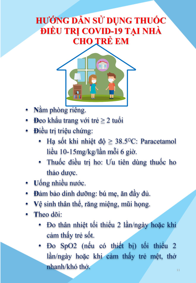 Hà Nội: Trẻ em là F0 điều trị tại nhà, cần sử dụng thuốc như thế nào? - Ảnh 1.