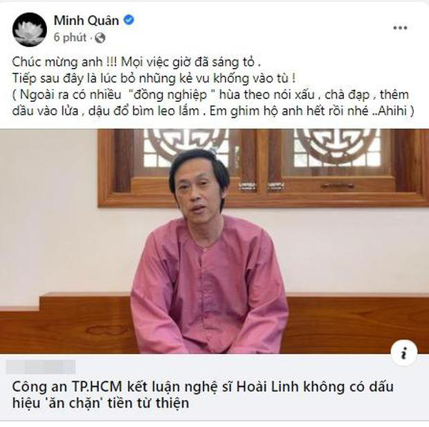 Minh Quân quay xe sau khi lên tiếng bênh vực NS Hoài Linh, netizen liền tấn công tra hỏi? - Ảnh 1.